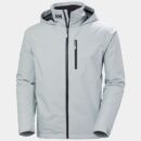 Helly Hansen Crew Hooded Midlayer Sailing Jacket 2.0 - 853 Grey fog melange