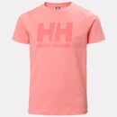 Helly Hansen JR HH logo T-shirt - 066 Coral Almond