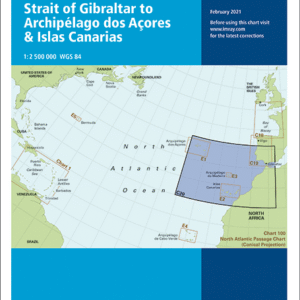 C20 Strait of Gibraltar to Archipélago dos Açores & Islas Canarias Passage Chart